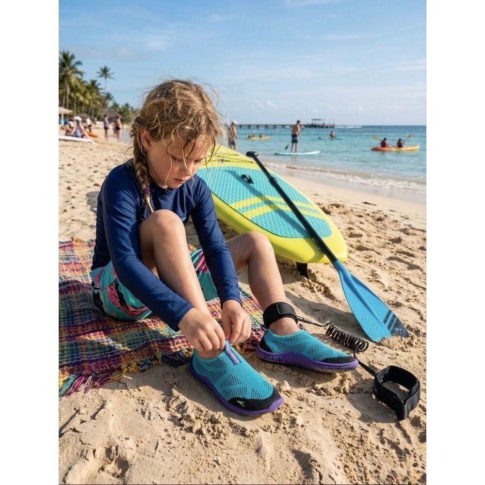 NEW SPEEDO Kids 1 Surf Knit Water Shoes